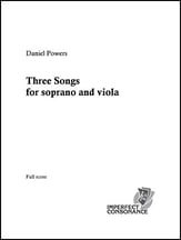Three Songs Vocal Solo & Collections sheet music cover